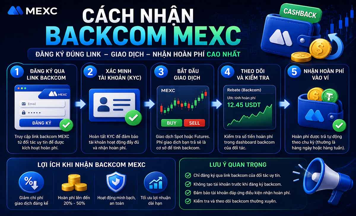 Cách nhận hoàn phí MEXC cao nhất Cách nhận hoàn phí MEXC cao nhất