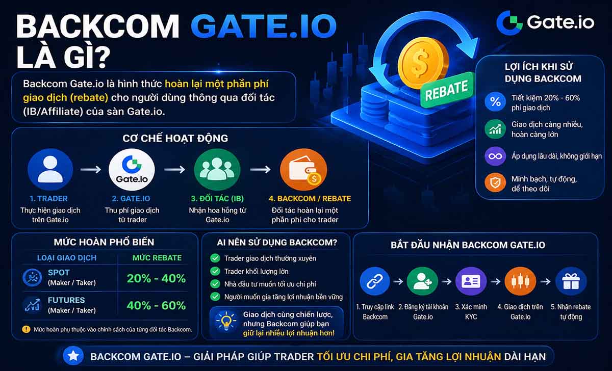 Backcom Gate.io là gì? Backcom Gate.io là gì?