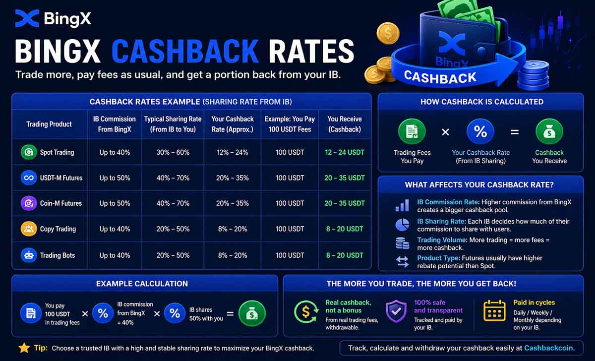 BingX Cashback Rates: How Much Can Users Receive?
