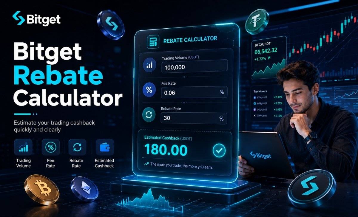 Bitget Rebate Calculator: Formula, Examples & Fee Notes
