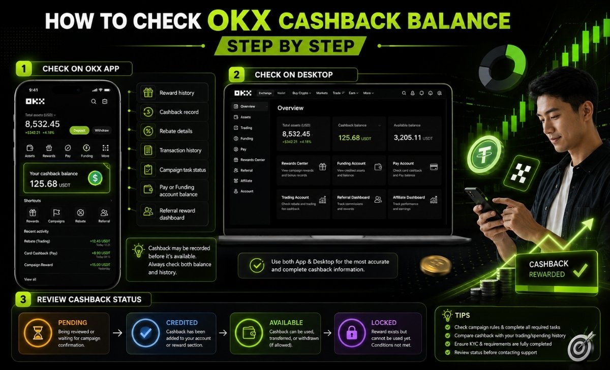 How to Check OKX Cashback Balance Step by Step