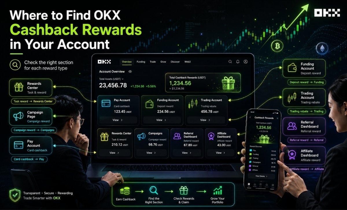 Where to Find OKX Cashback Rewards in Your Account